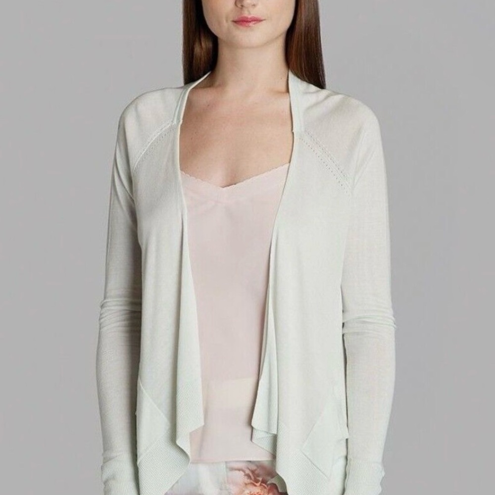 Ted Baker Addisyn Sugar Sweet Floral Print Open Front Cardigan Ted Size 2/ US 6